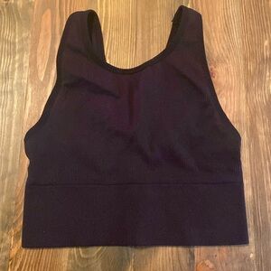 Victoria’s Secret black seamless ribbed bralette